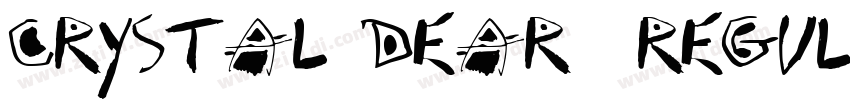 Crystal dear  Regula字体转换